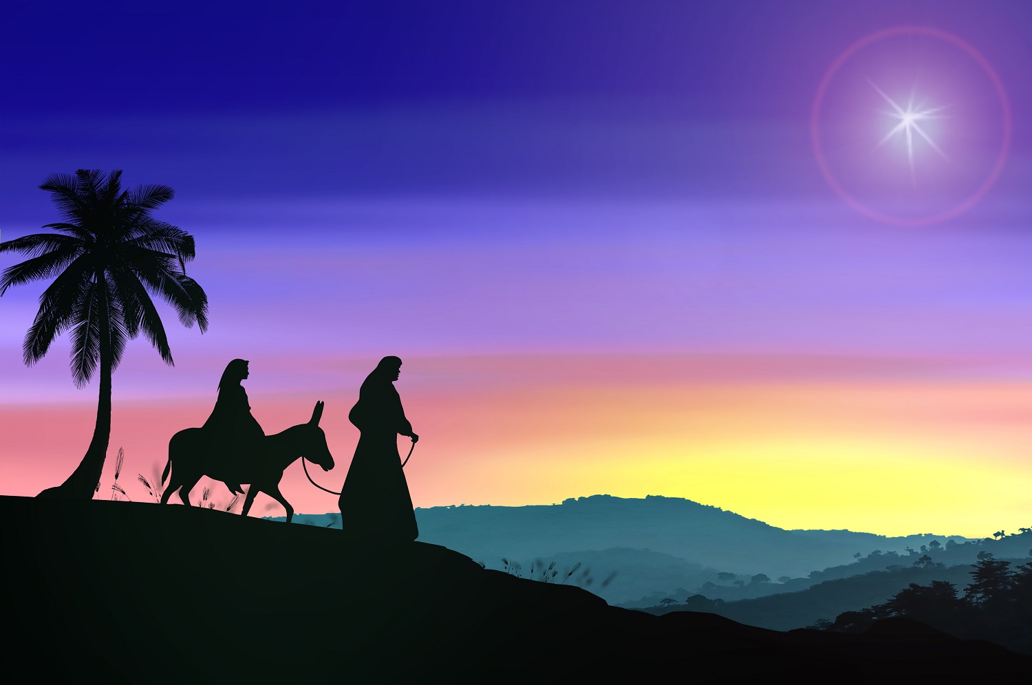 Christmas Card Nativity Scene