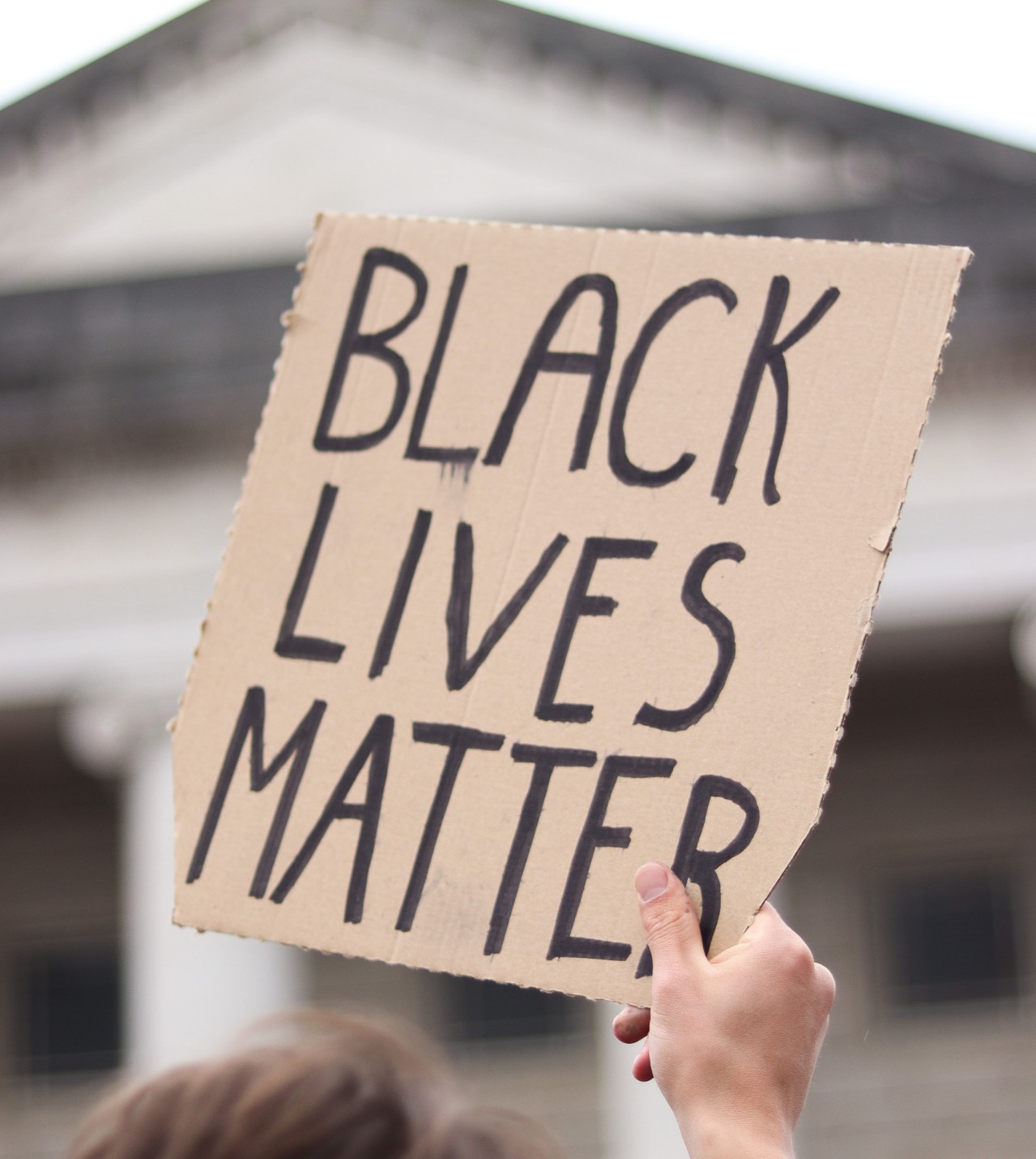 Black Lives Matter sign