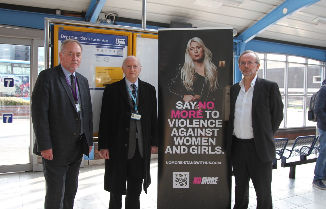 Dr Alan Billings at Sheffield Bus Station
