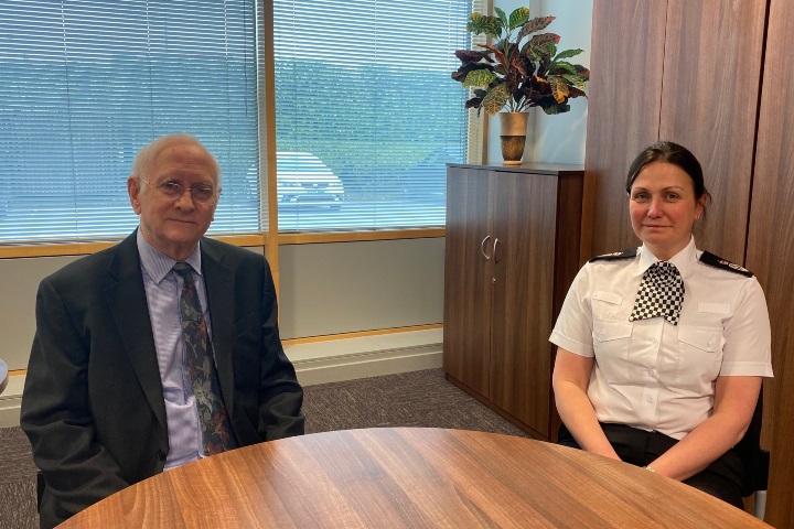 Dr Alan Billings, South Yokrshire Police and Crime Commissioner and Chief Constable Lauren Poultney