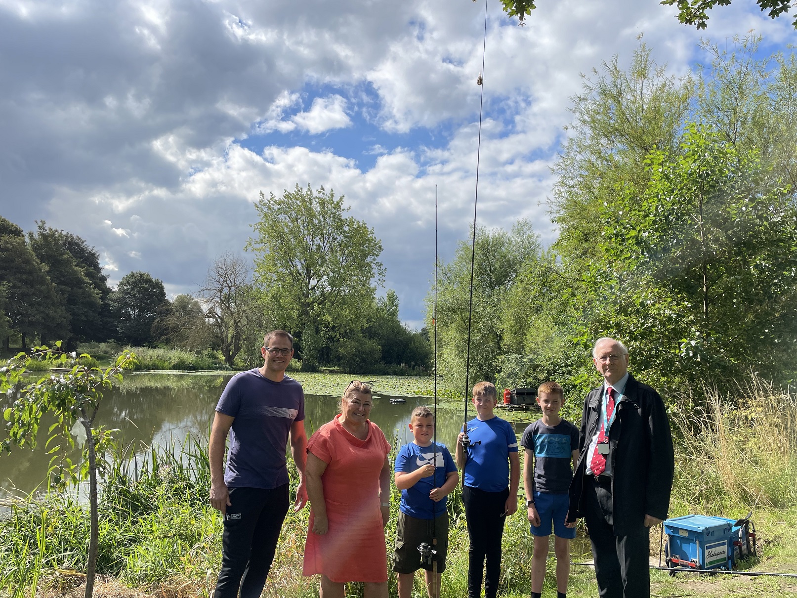 Angling for All - PCC with course leader and participants